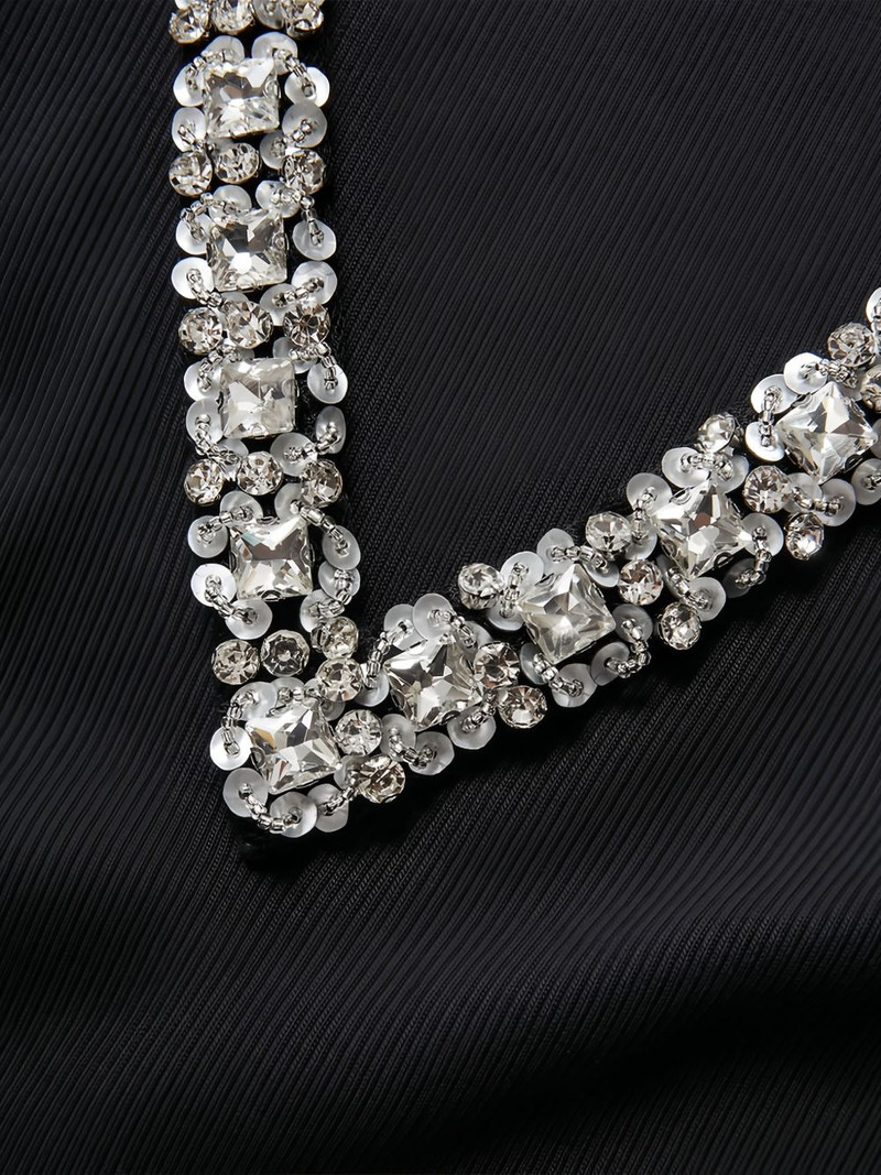 VERONICA BEARD Ayres neck-embellished V-neck top outlook