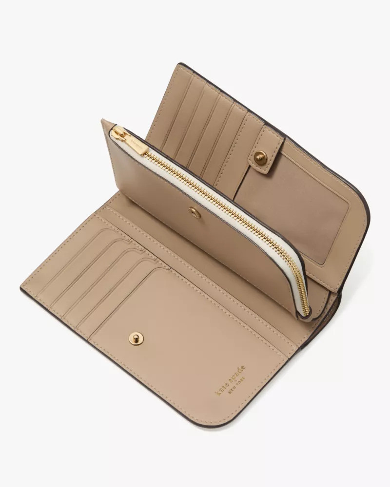 kate spade Devin Colorblocked Medium Bifold Wallet outlook