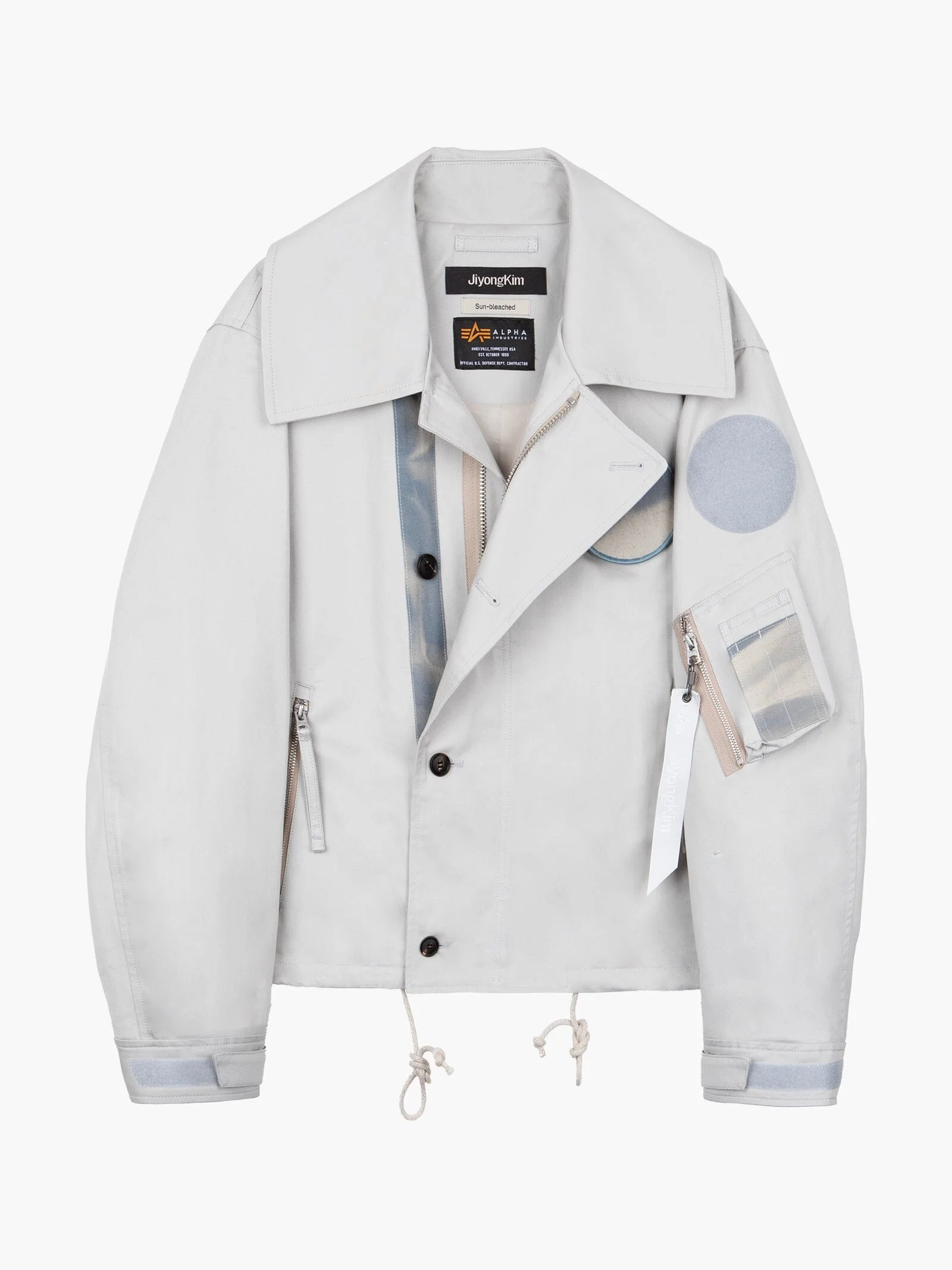 JIYONG KIM X ALPHA SUN BLEACHED WIDE COLLAR - 1