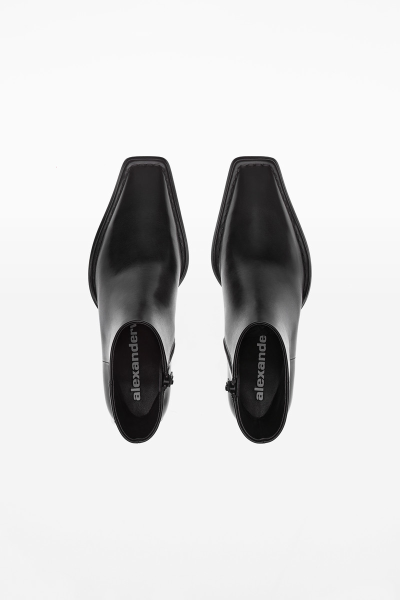 ALDRICH 55 ZIP-UP BOOTIE IN LEATHER 6