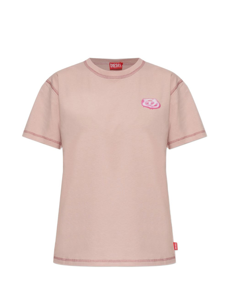 T-Normy topstitch logo T-shirt 1