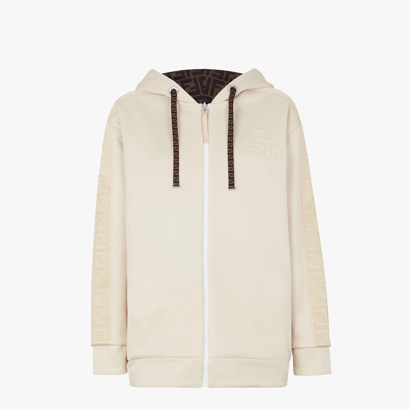 White jersey sweatshirt - 1