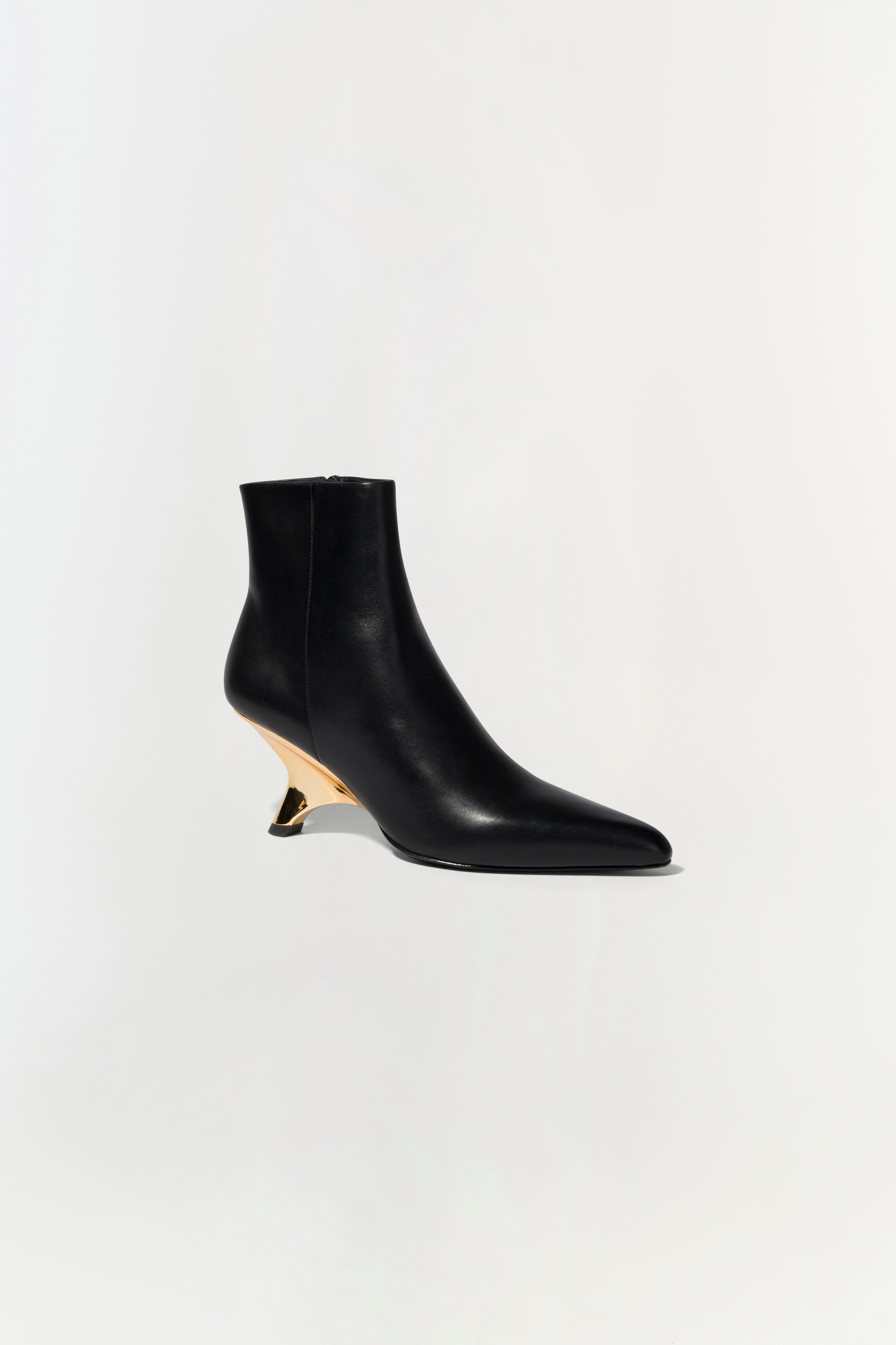 Shadow Leather Bootie - 1