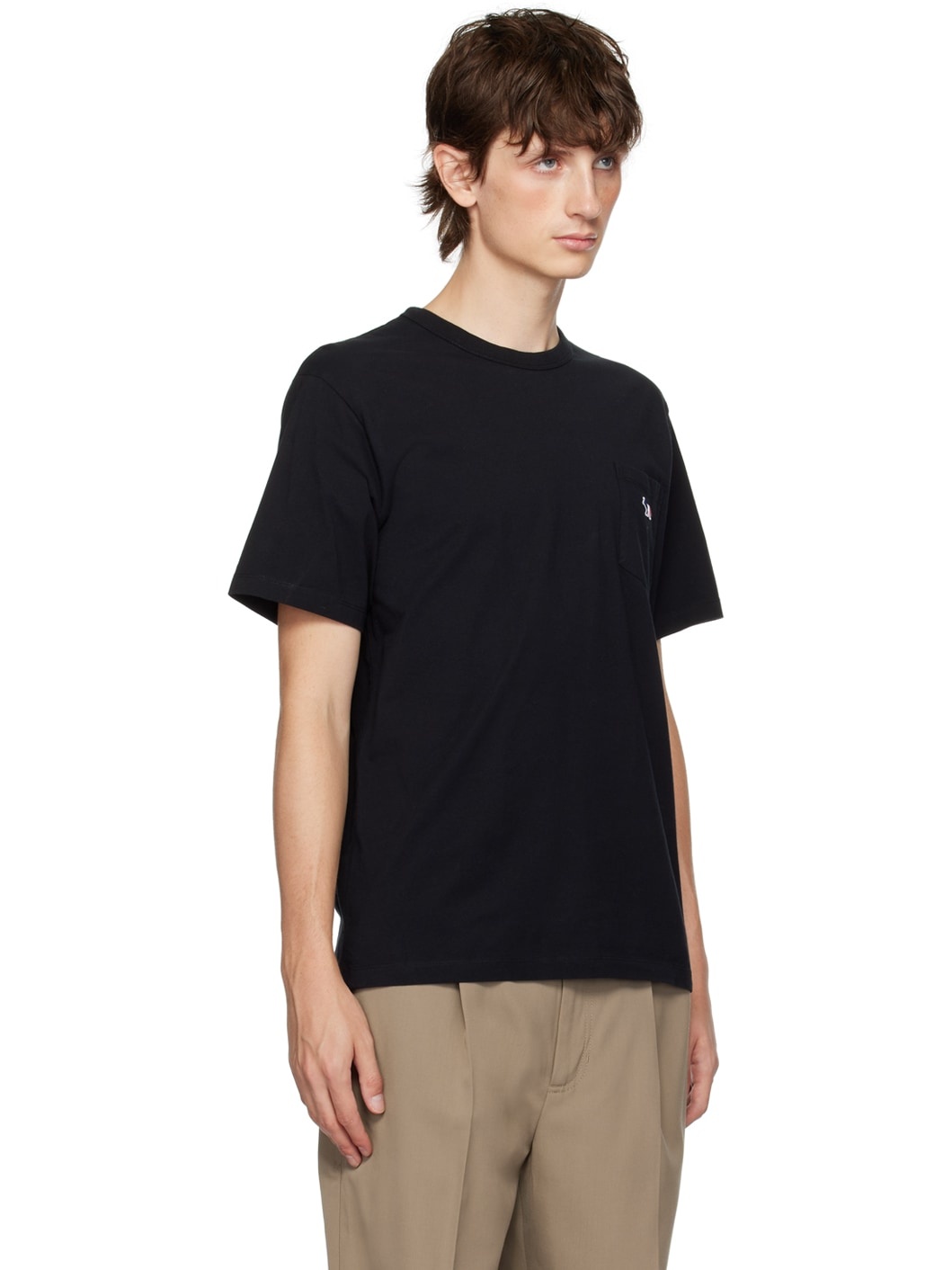 Black Tricolor Fox T-Shirt - 2