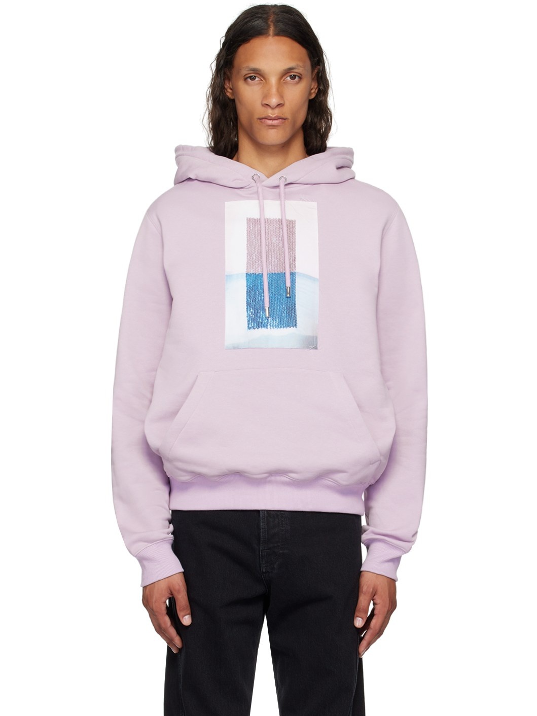 Purple Archives Print Classic Hoodie - 1