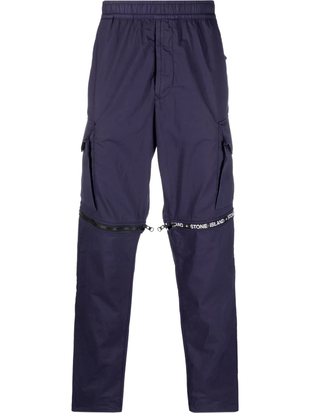 logo-print zip-vent trousers - 1