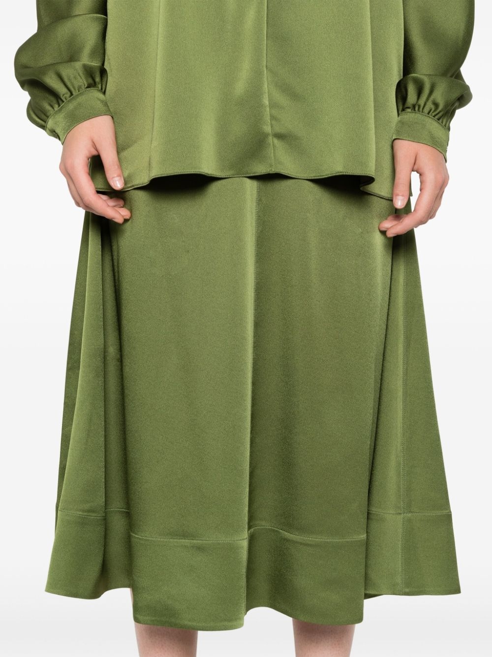 Flared midi skirt - 5
