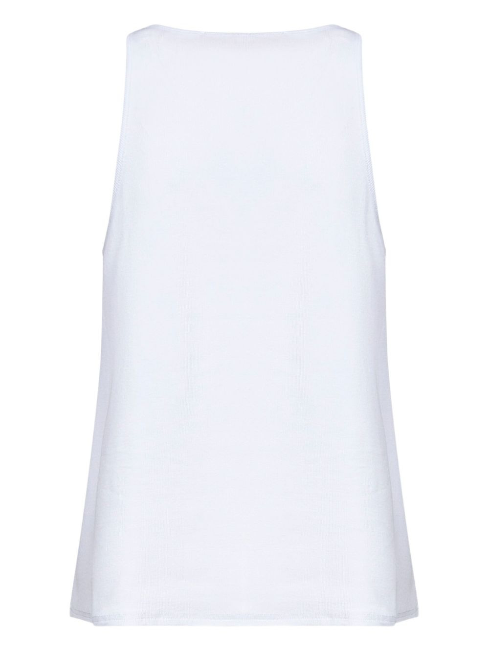 racerback-flared tank top - 2