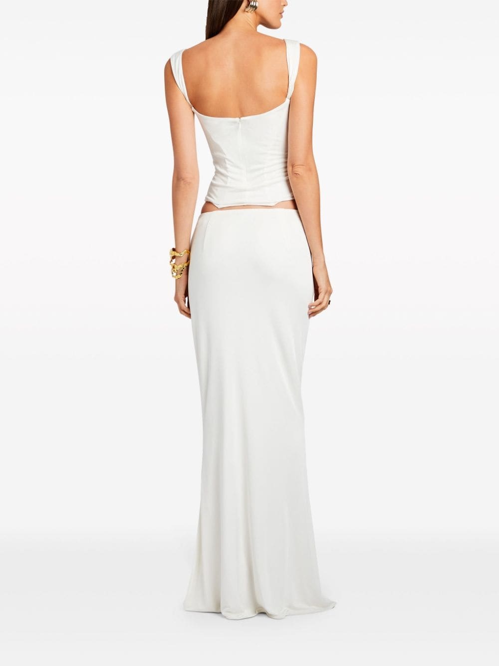 Vivienne draped maxi skirt - 4
