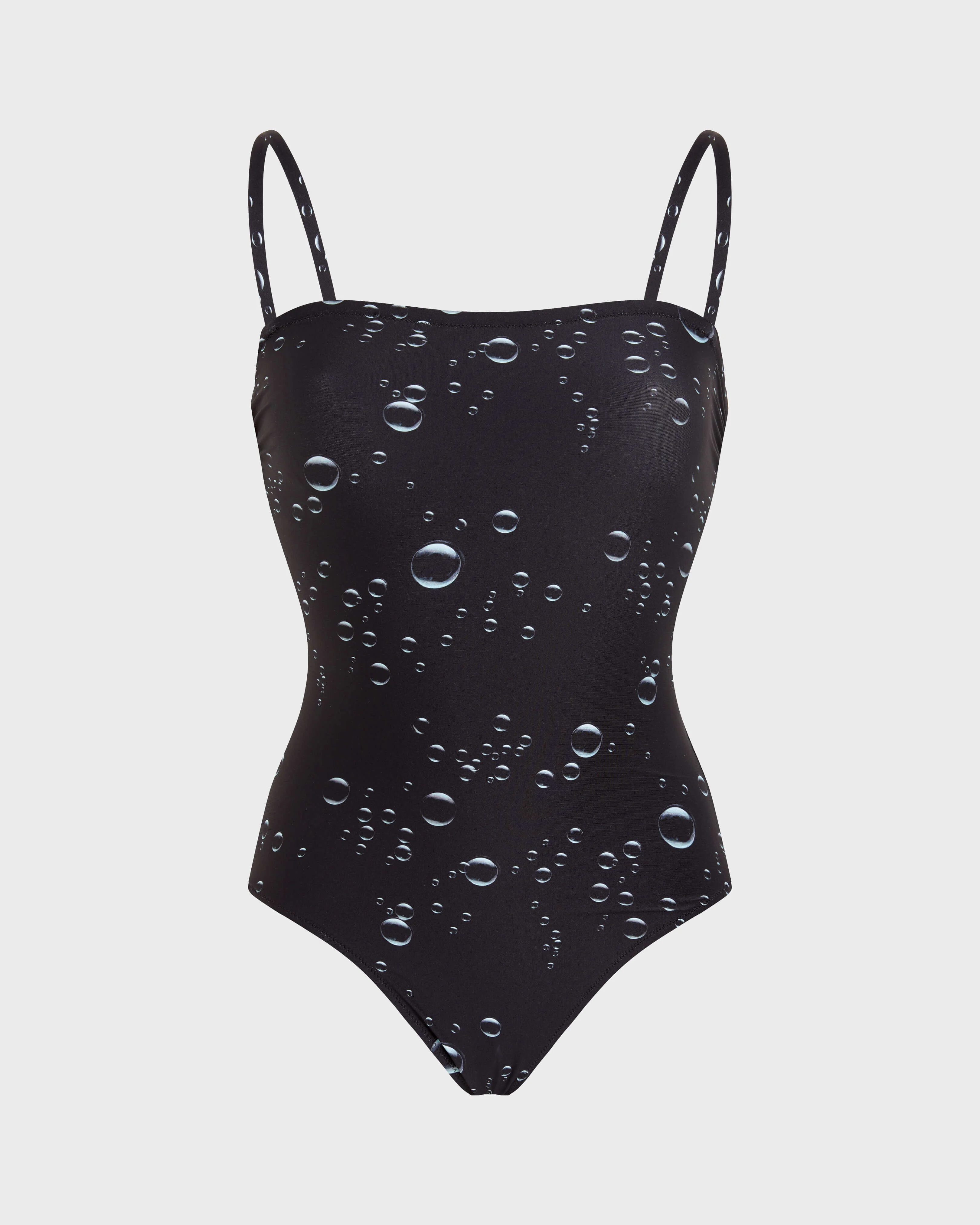 WOMEN BUSTIER ONE-PIECE SWIMSUIT BUBBLE 3D - 1