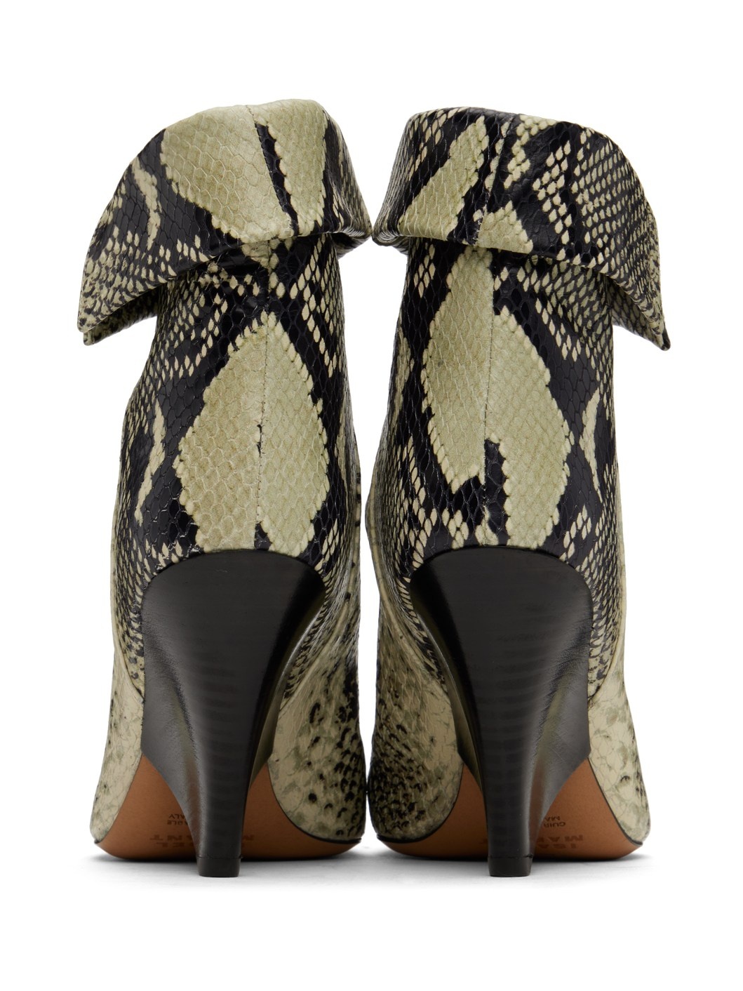 Off-White & Black Lulya Boots - 2