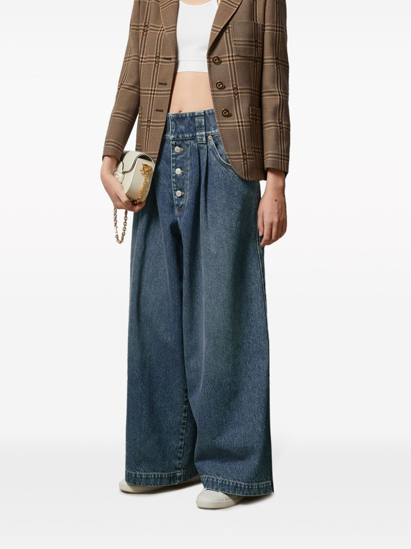 logo-tag wide-leg jeans 3