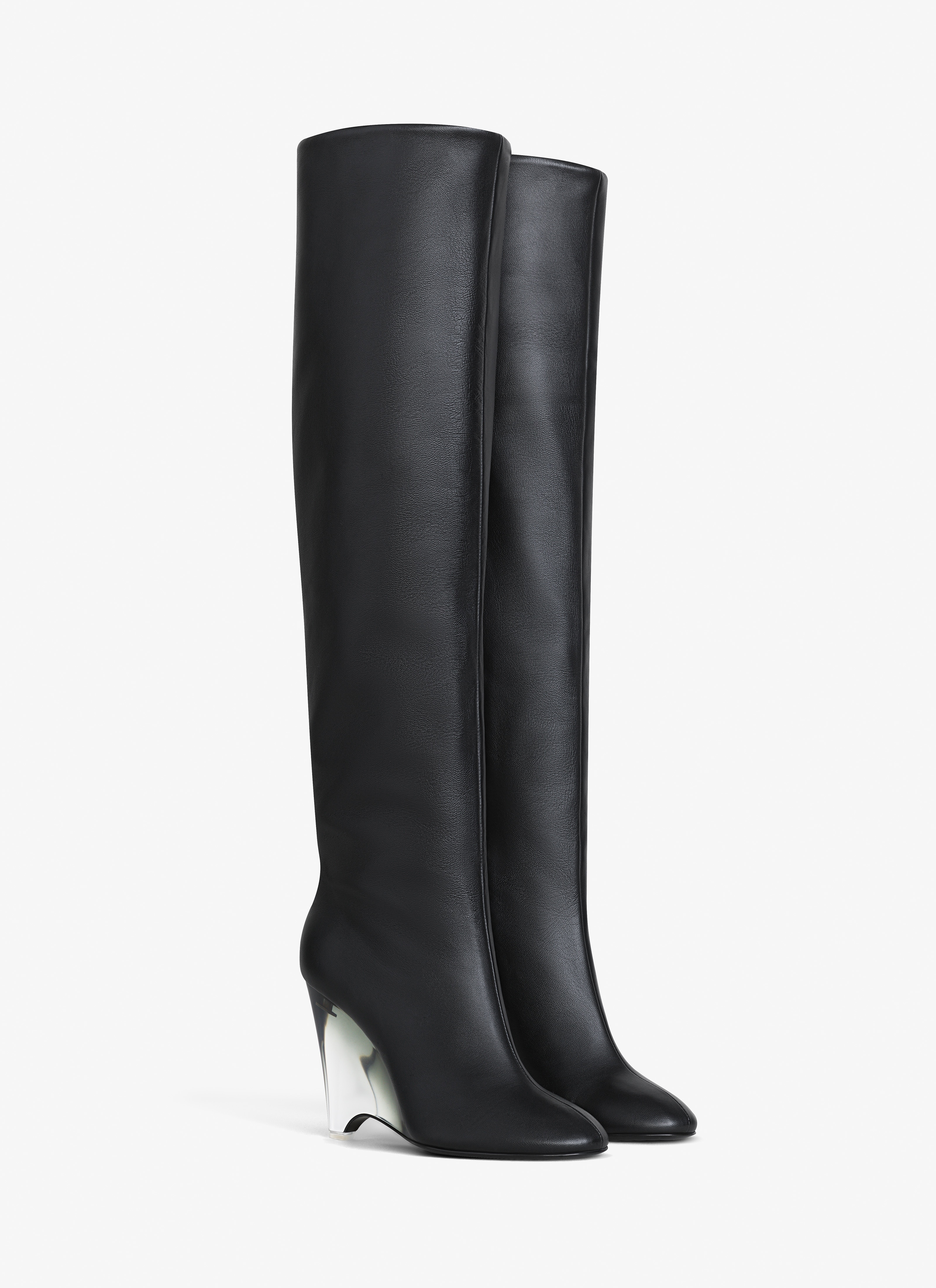 WEDGE BOOTS IN CALFSKIN - 3