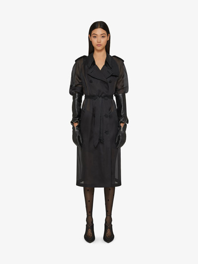 Givenchy OVERSIZED TRENCH IN ORGANZA outlook