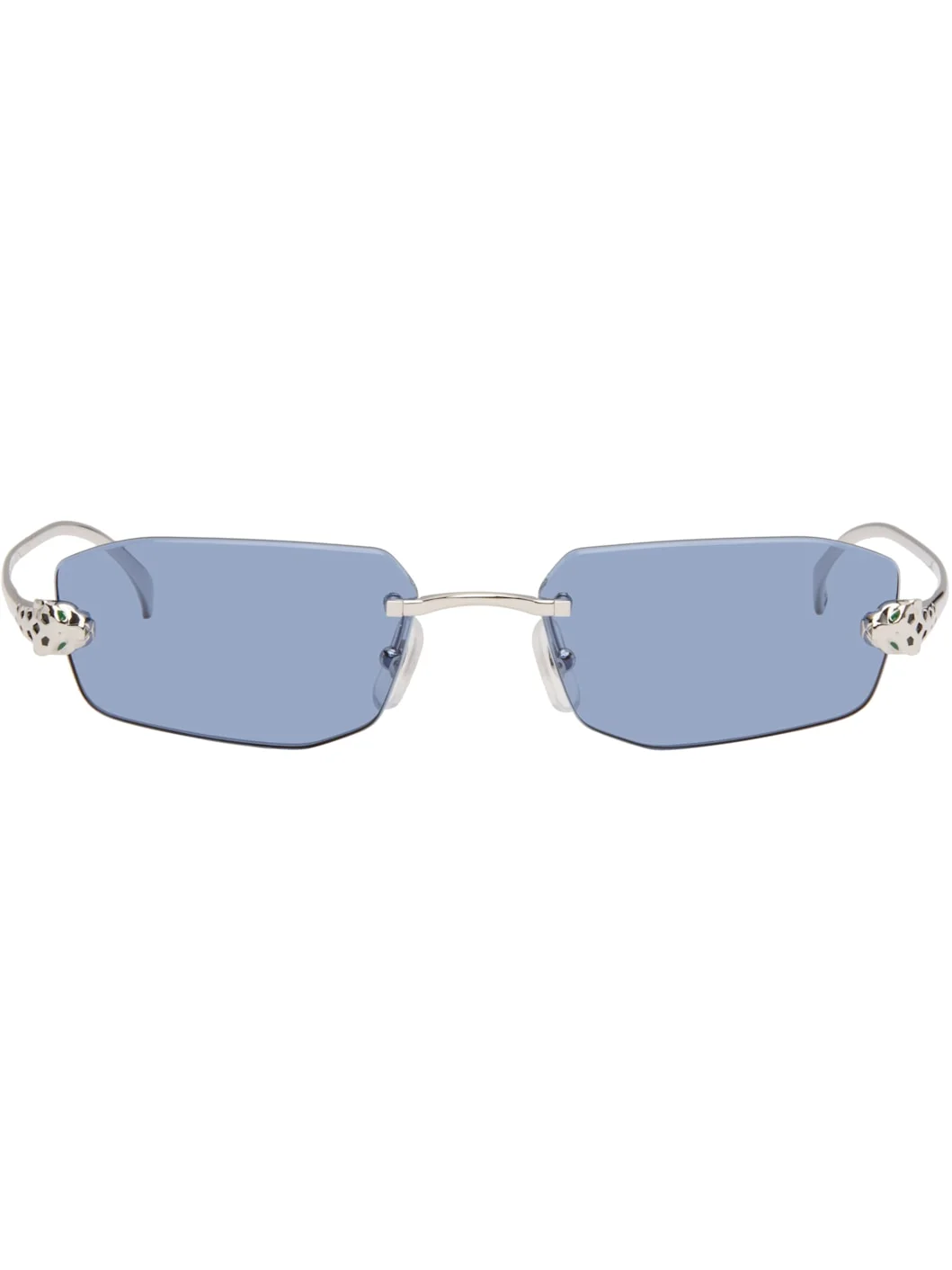 Silver 'Panthère de Cartier' Sunglasses - 1