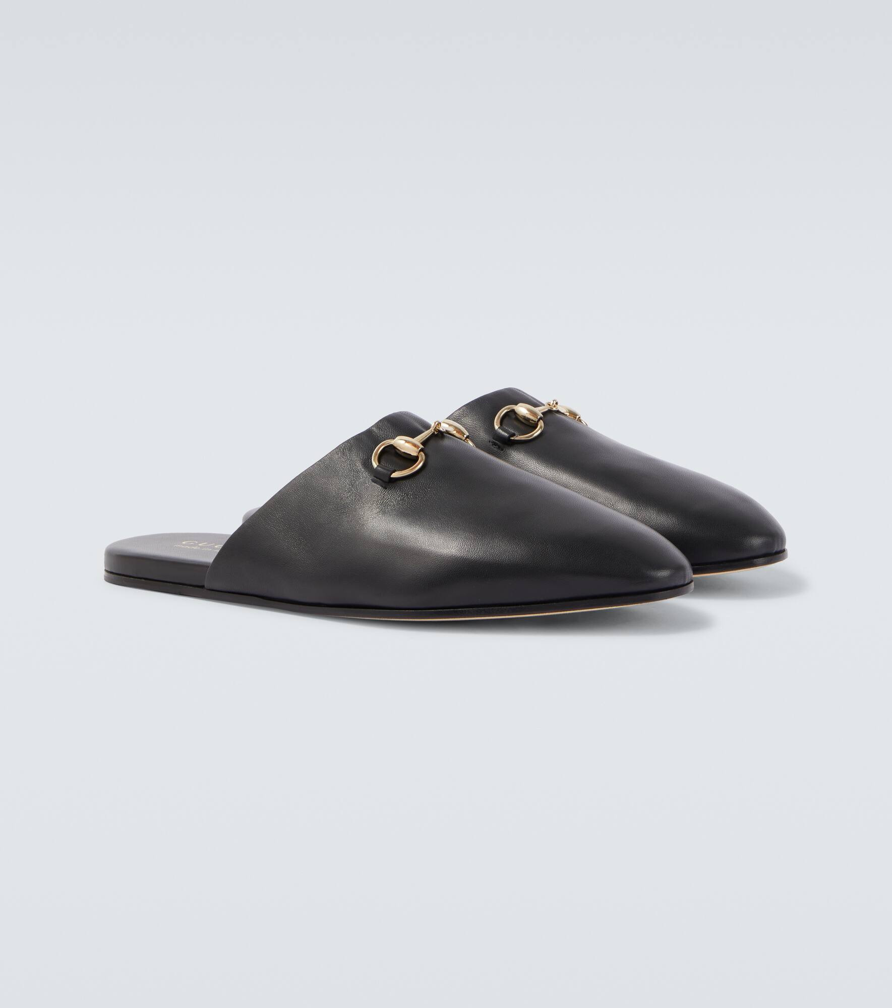 Horsebit leather mules - 5