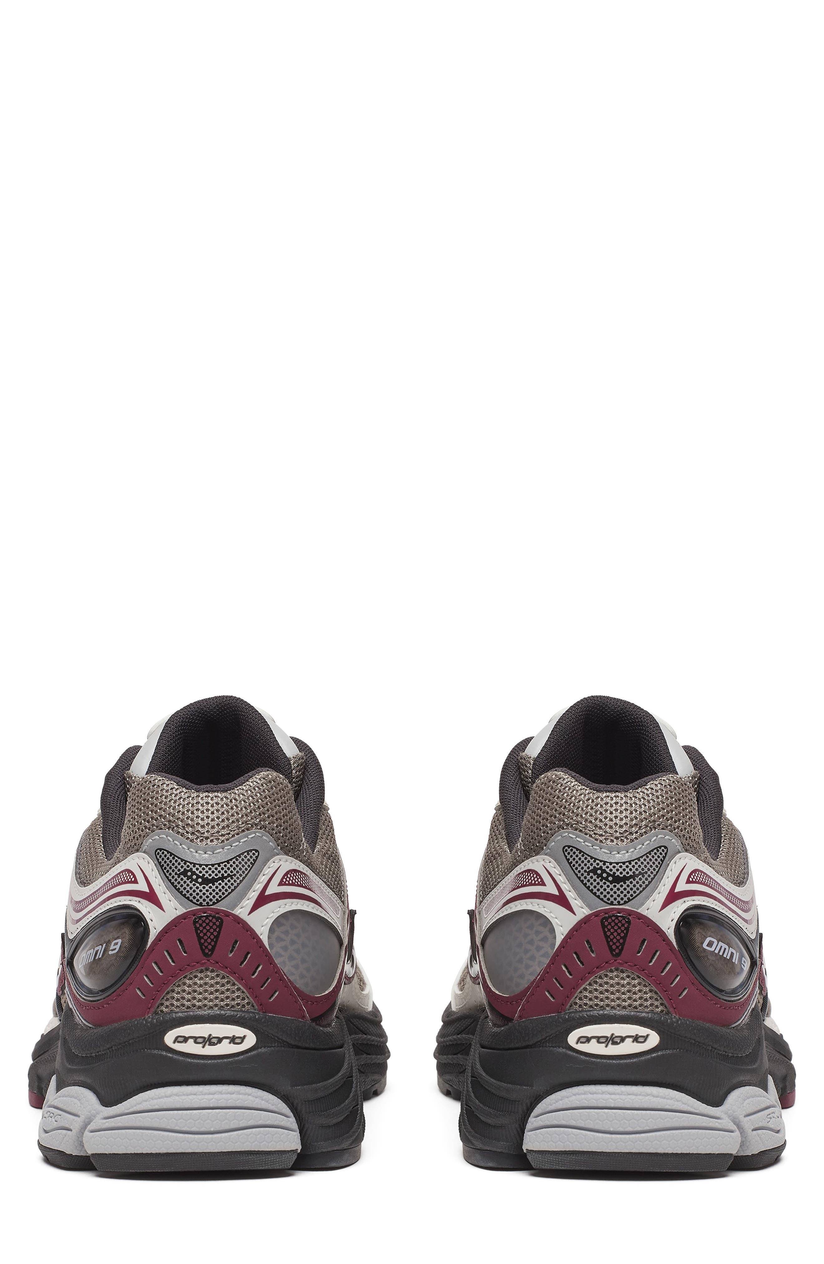 Saucony Gender Inclusive ProGrid Omni 9 Sneaker in Tan/Maroon at Nordstrom - 2
