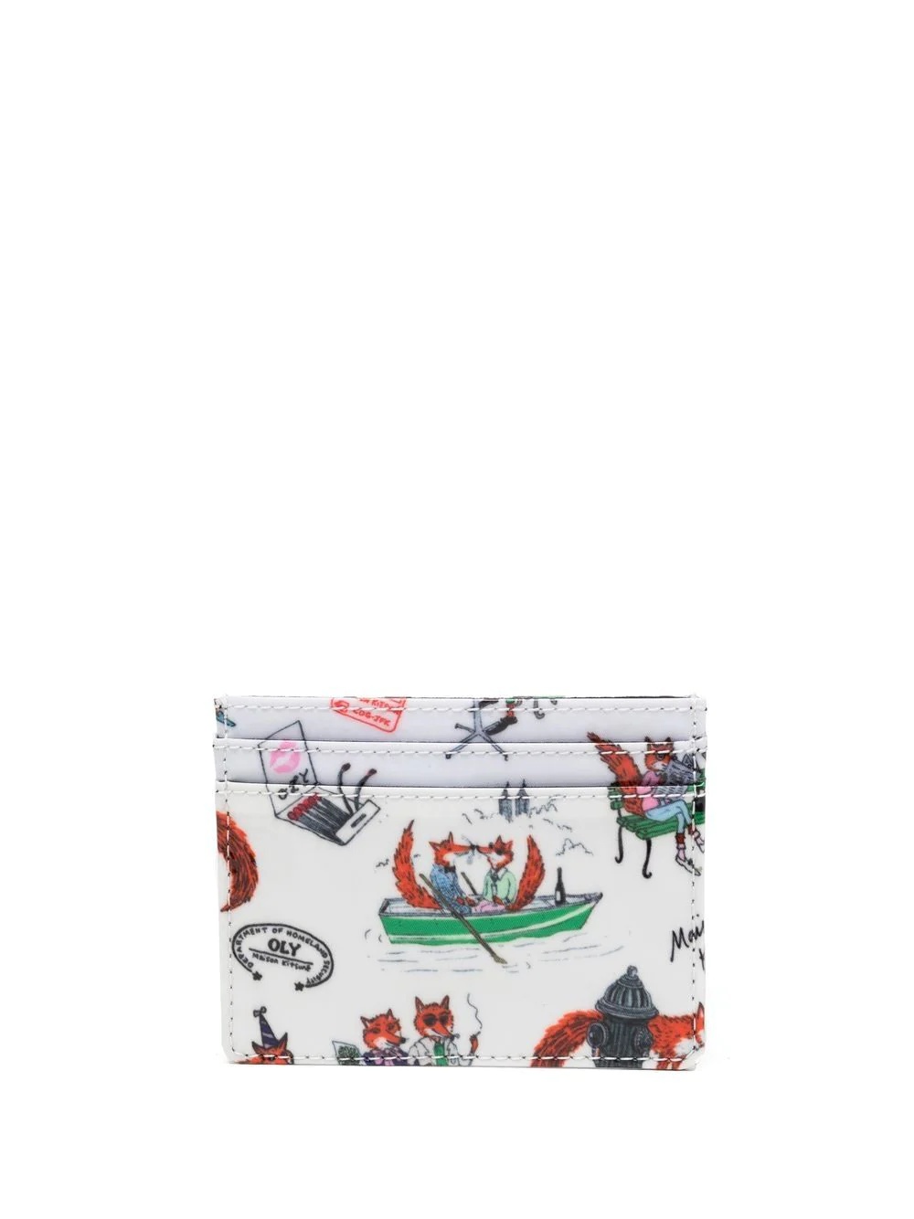 Oly cartoon-print cardholder - 2