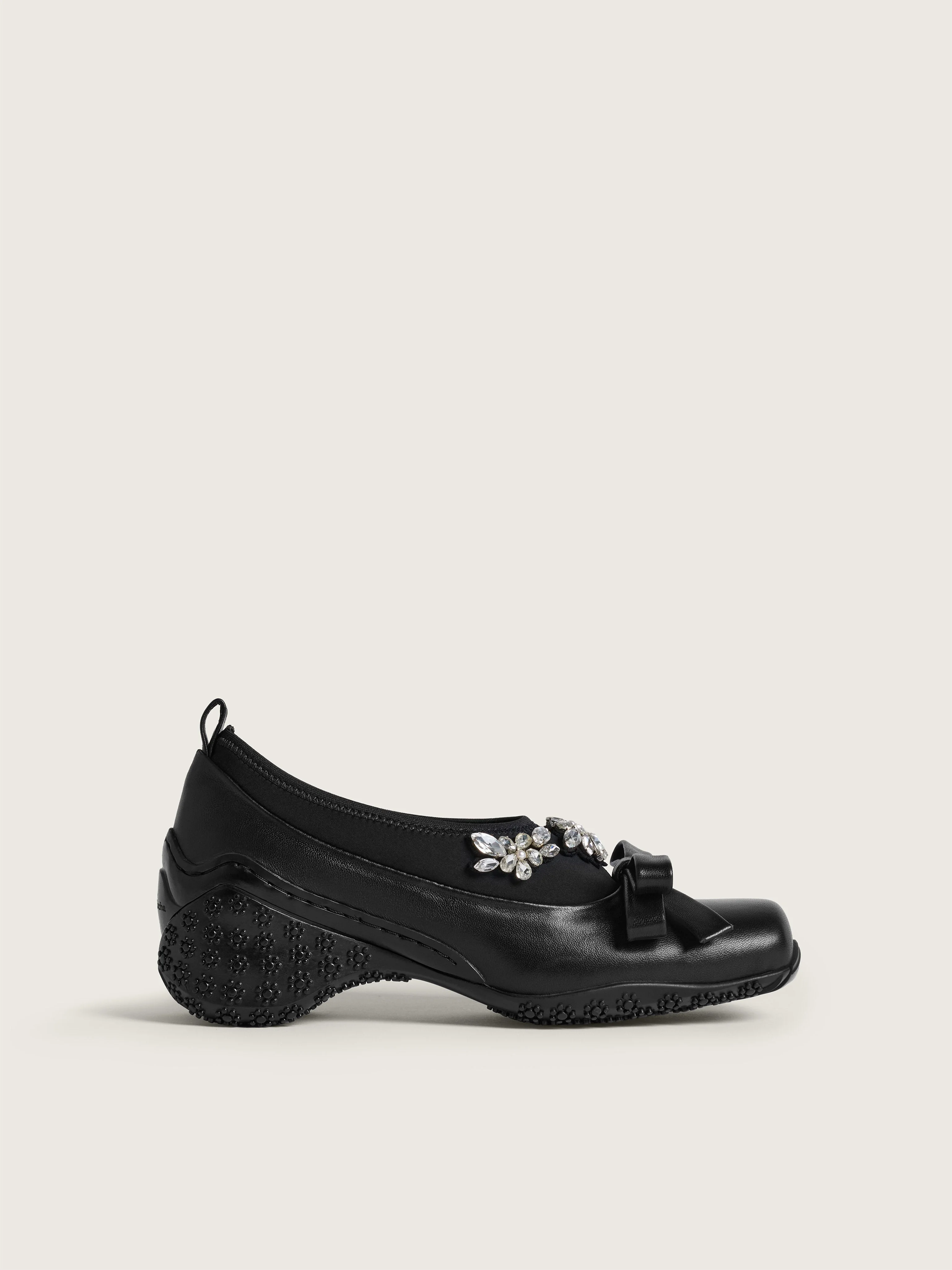 Embellished Bow Ballet Runner - 1