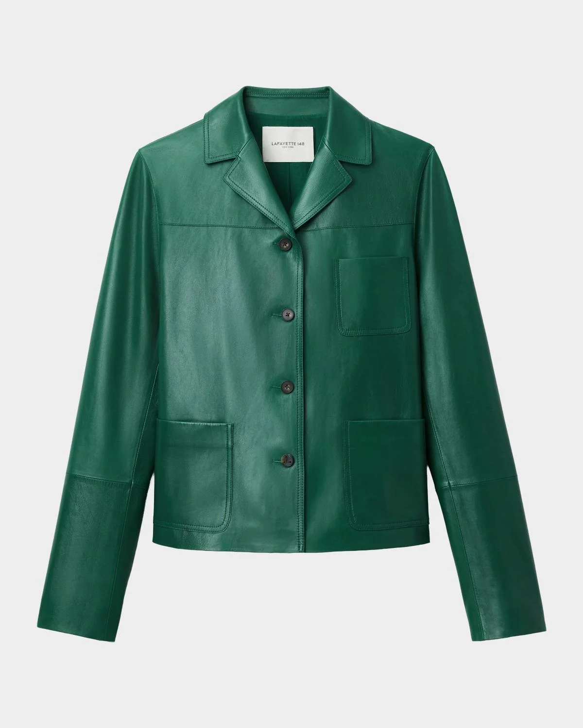 Three-Pocket Nappa Leather Jacket - 1