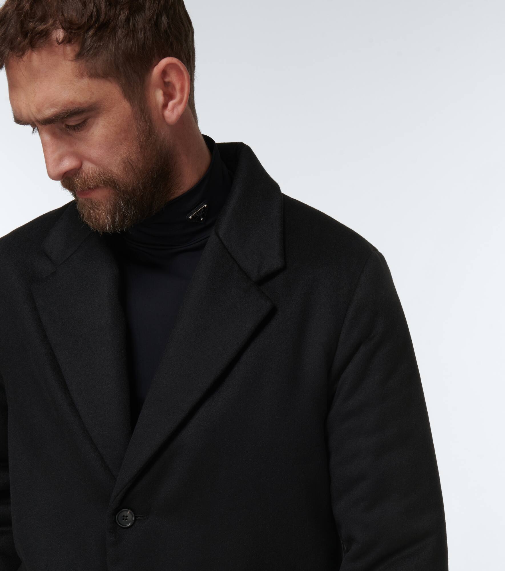 Oversized cashmere blazer - 5