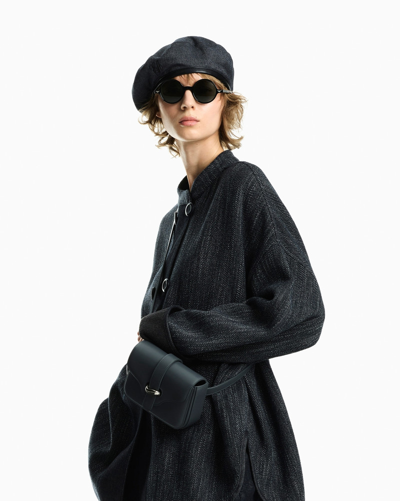 WOOL-BLEND BERET WITH DENIM EFFECT SIGNATURE CAPSULE 4