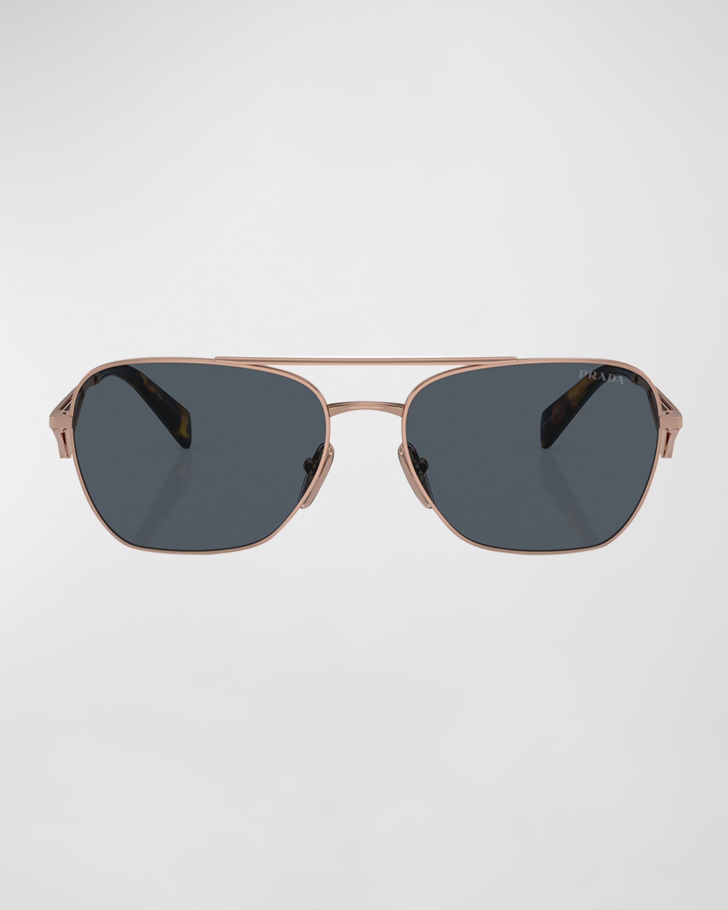 Logo Steel Aviator Sunglasses - 3