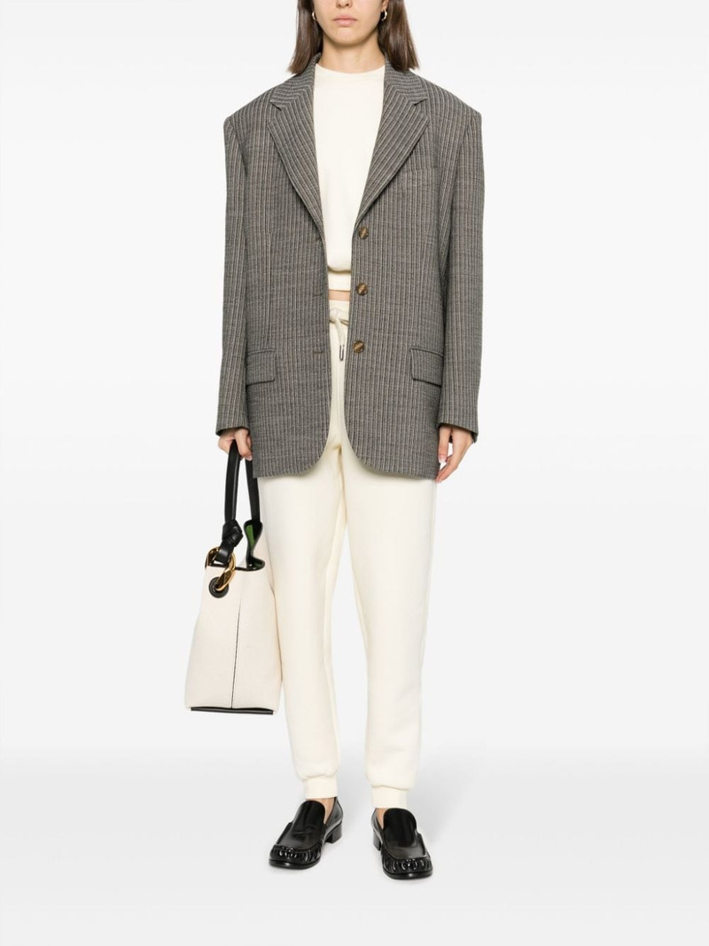 AMI Paris logo-patch drawstring track pants outlook