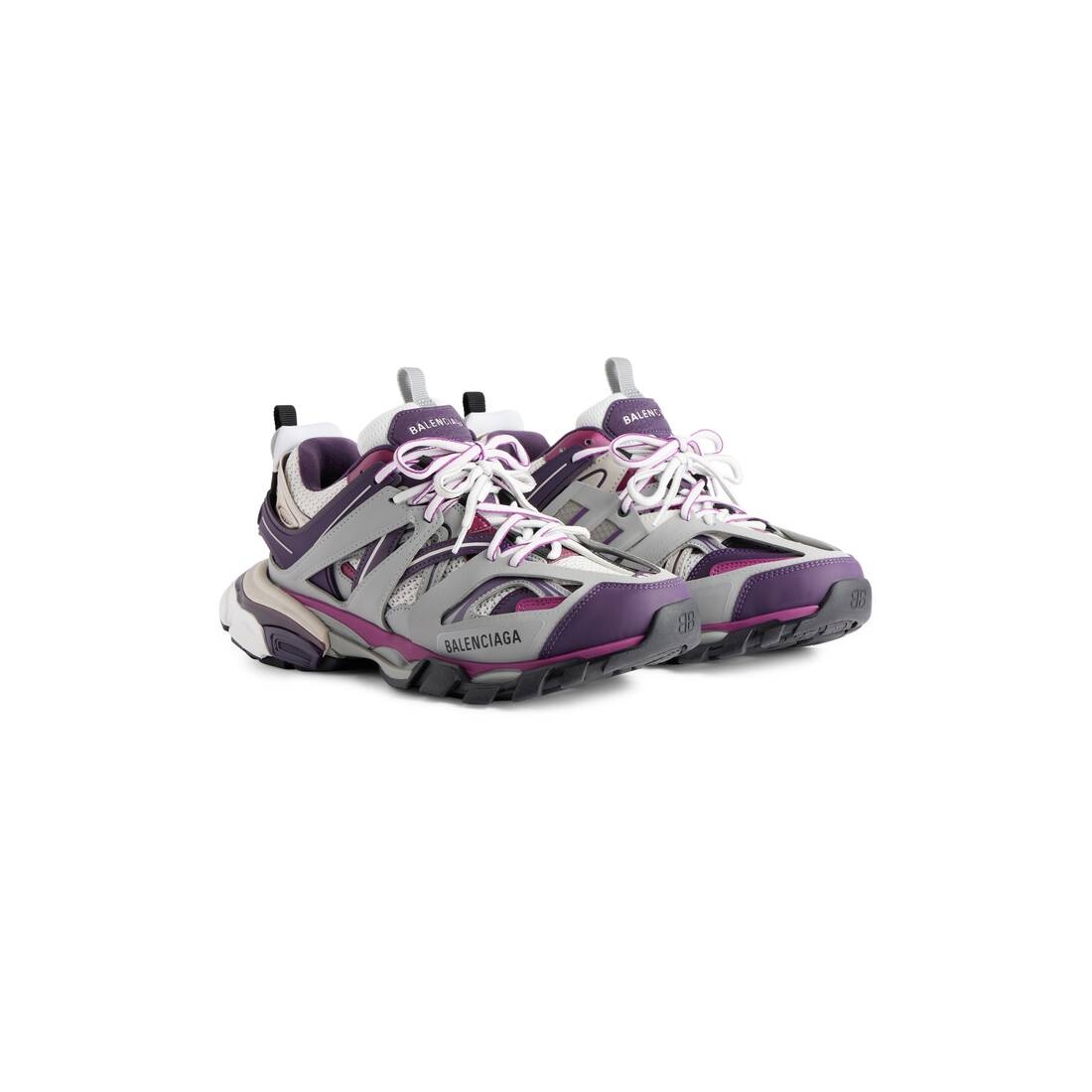 Women's Track Sneaker in Grey/purple - 2