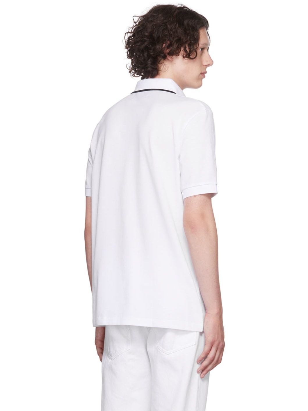 White Patched Polo - 3