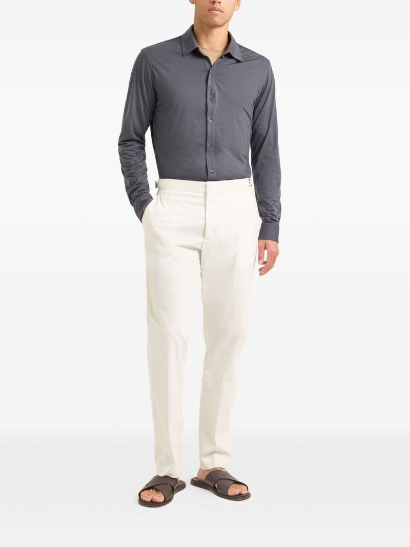 ORLEBAR BROWN long-sleeve pointed-collar shirt outlook