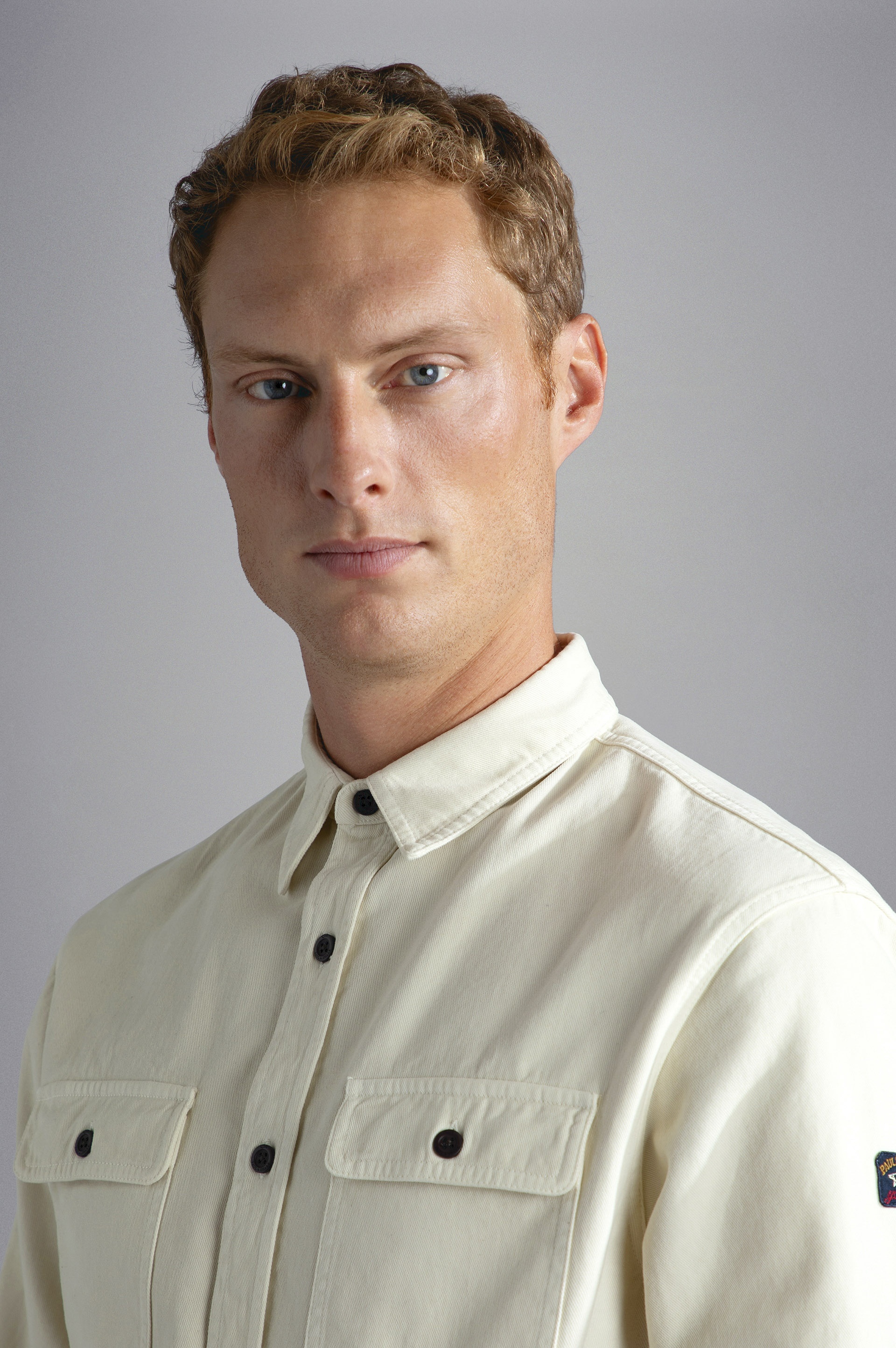 GARMENT DYED COTTON & CACHEMIRE OVERSHIRT - 4