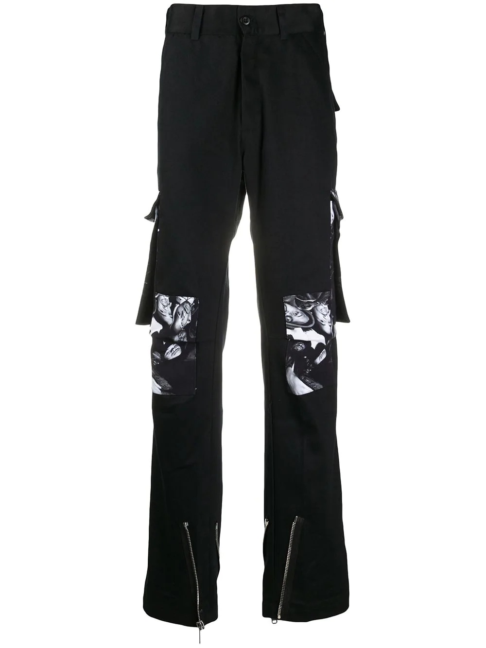 x Wu Tang photo-print trousers - 1