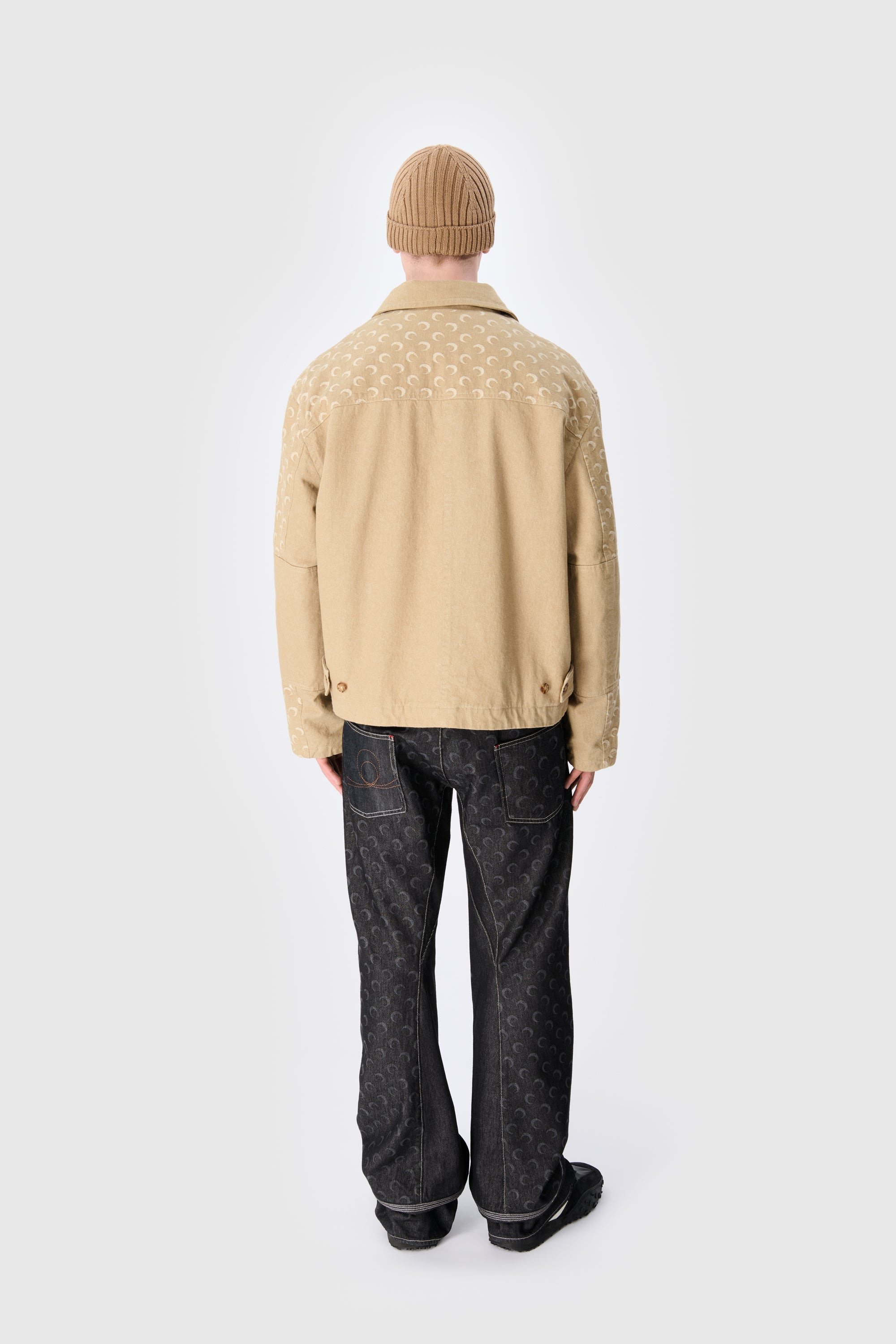Moon Jacquard Twill Workwear Jacket - 3