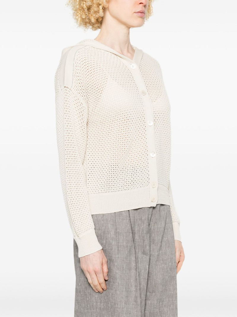 open-knit hooded cardigan 3