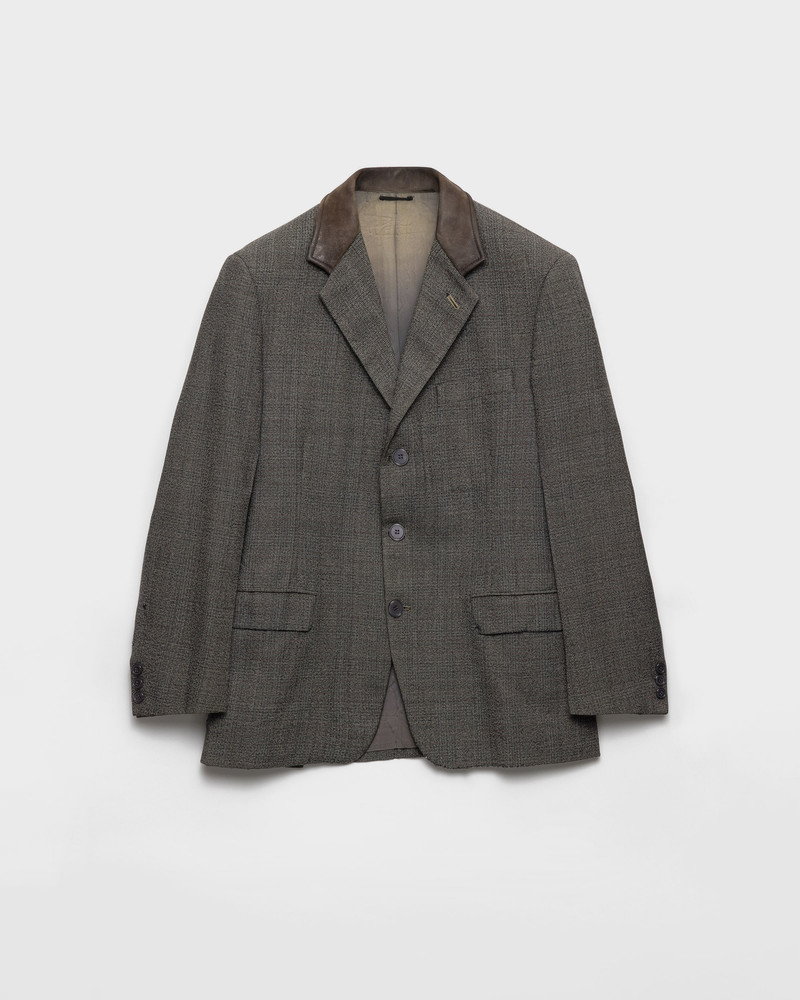 Single-breasted wool jacket 1