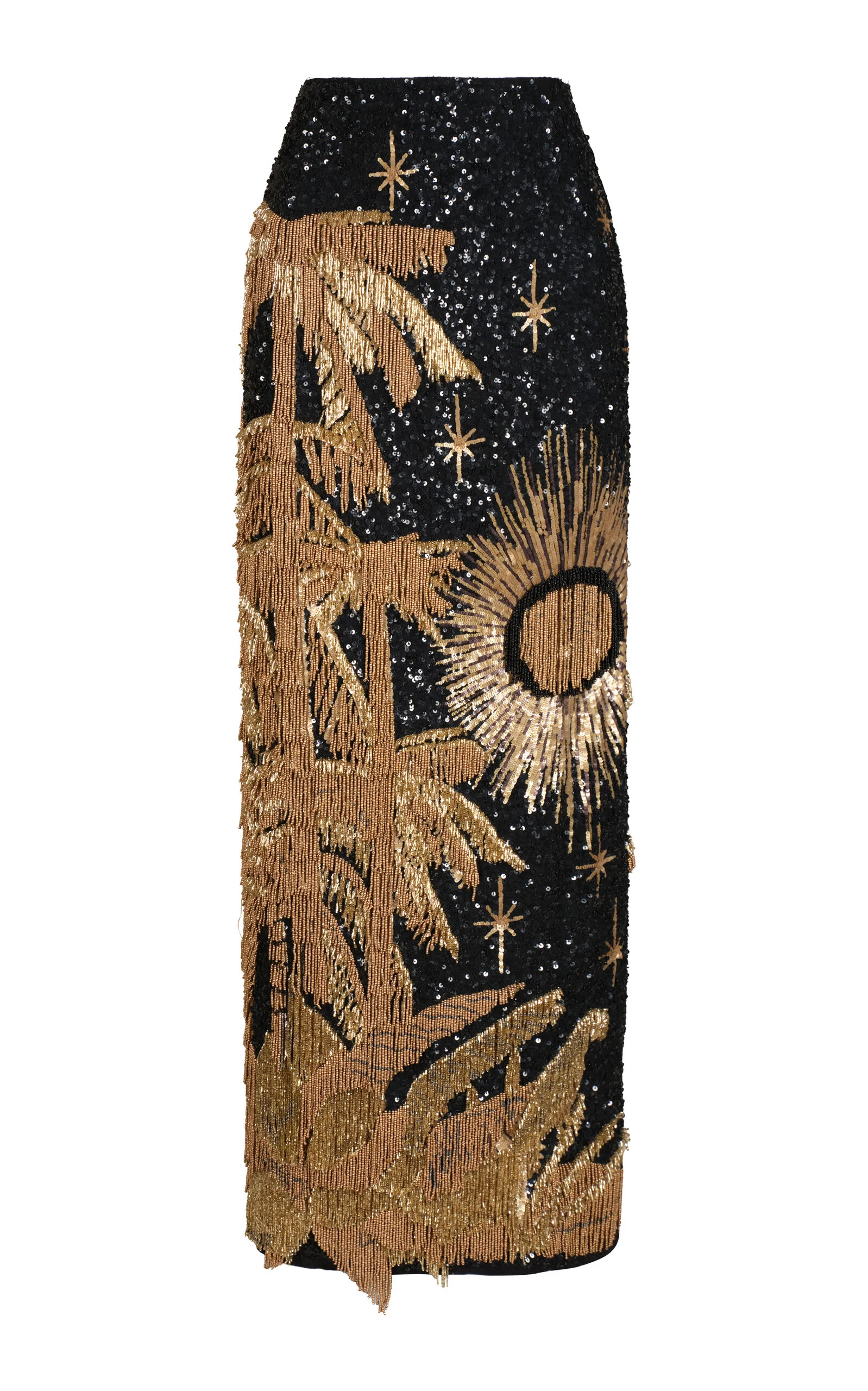 Unexpected Sunset Maxi Skirt multi - 1