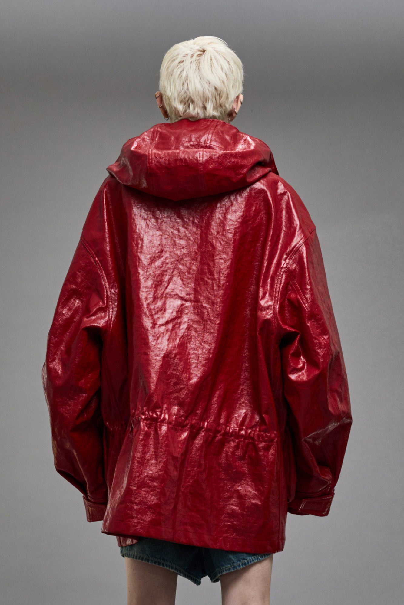 MULTIPOCKET PARKA - RED COAT - 7