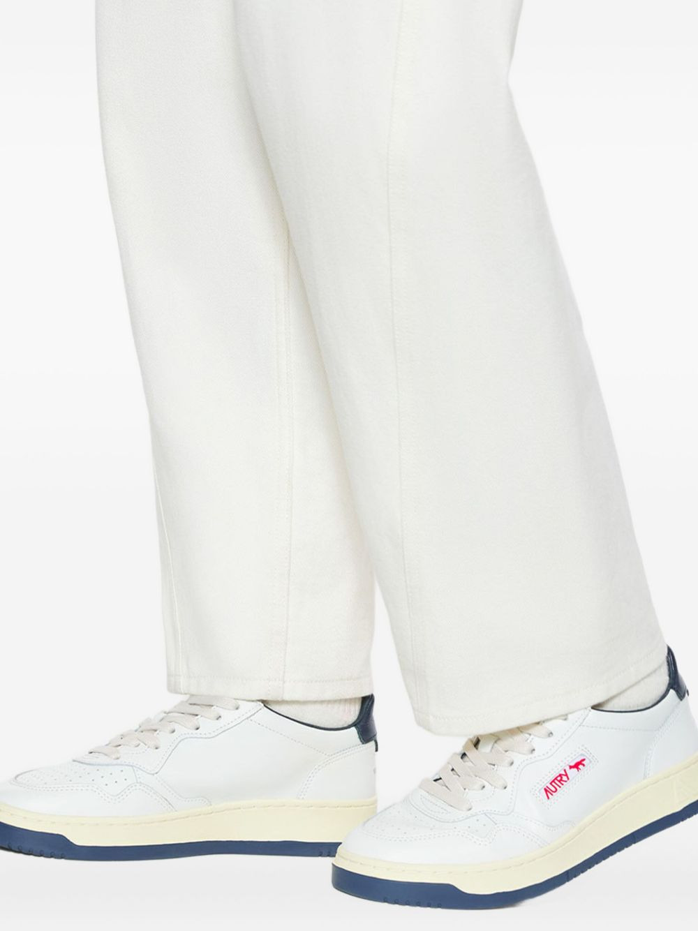 x Autry Medalist perforated lace-up sneakers - 4