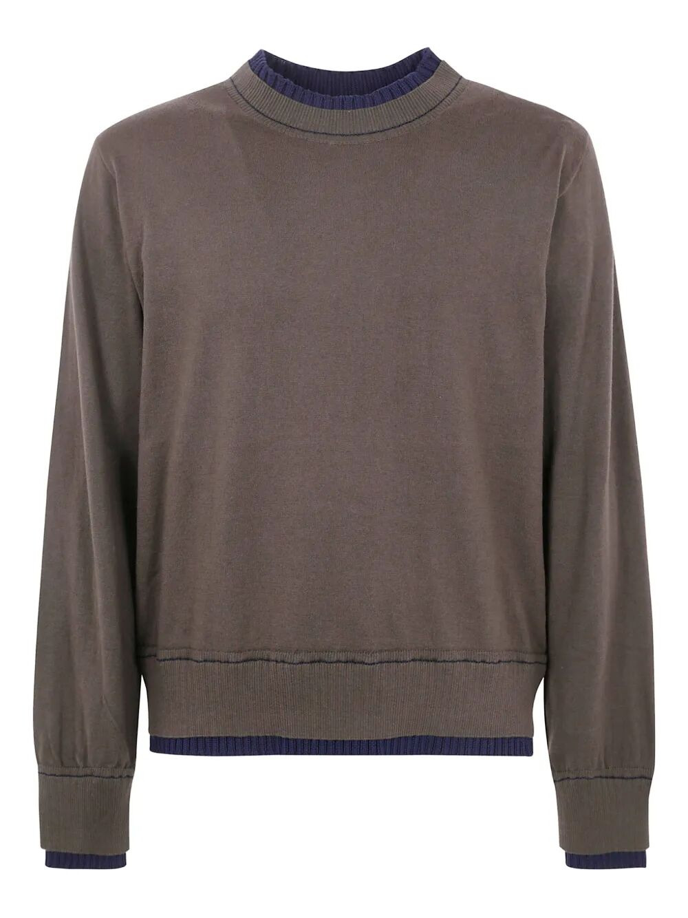 Sacai Men Cotton Cashmere Knit Pullover - 4