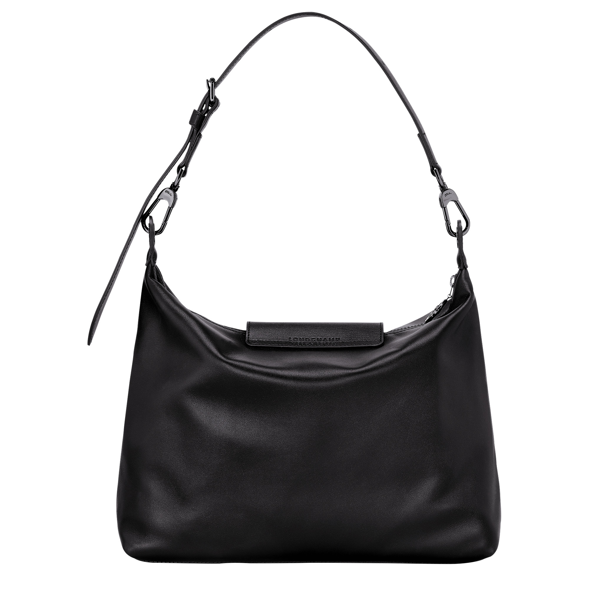Le Pliage Xtra M Hobo bag Black - Leather - 4