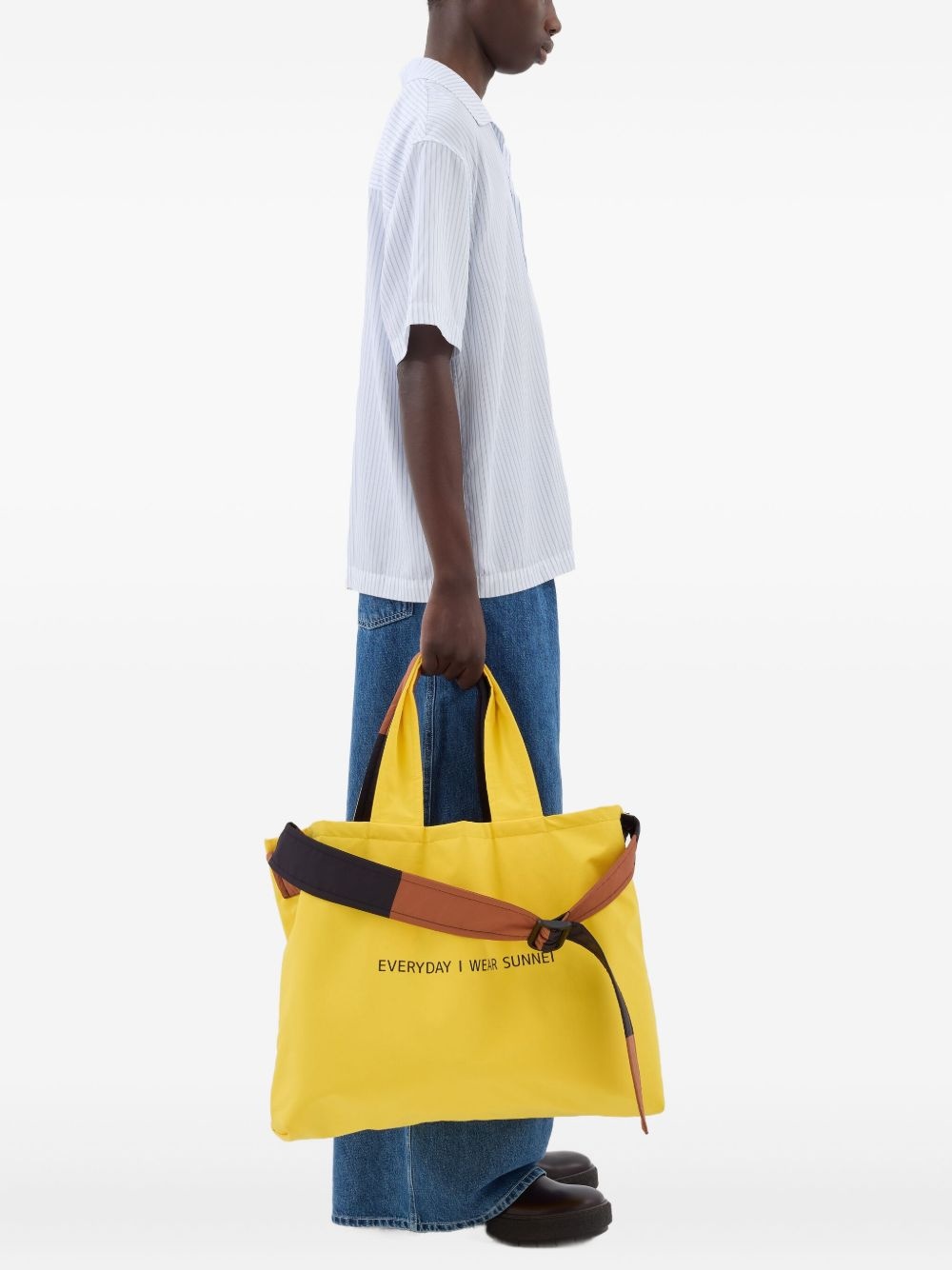 Everyday colour-block tote bag - 3