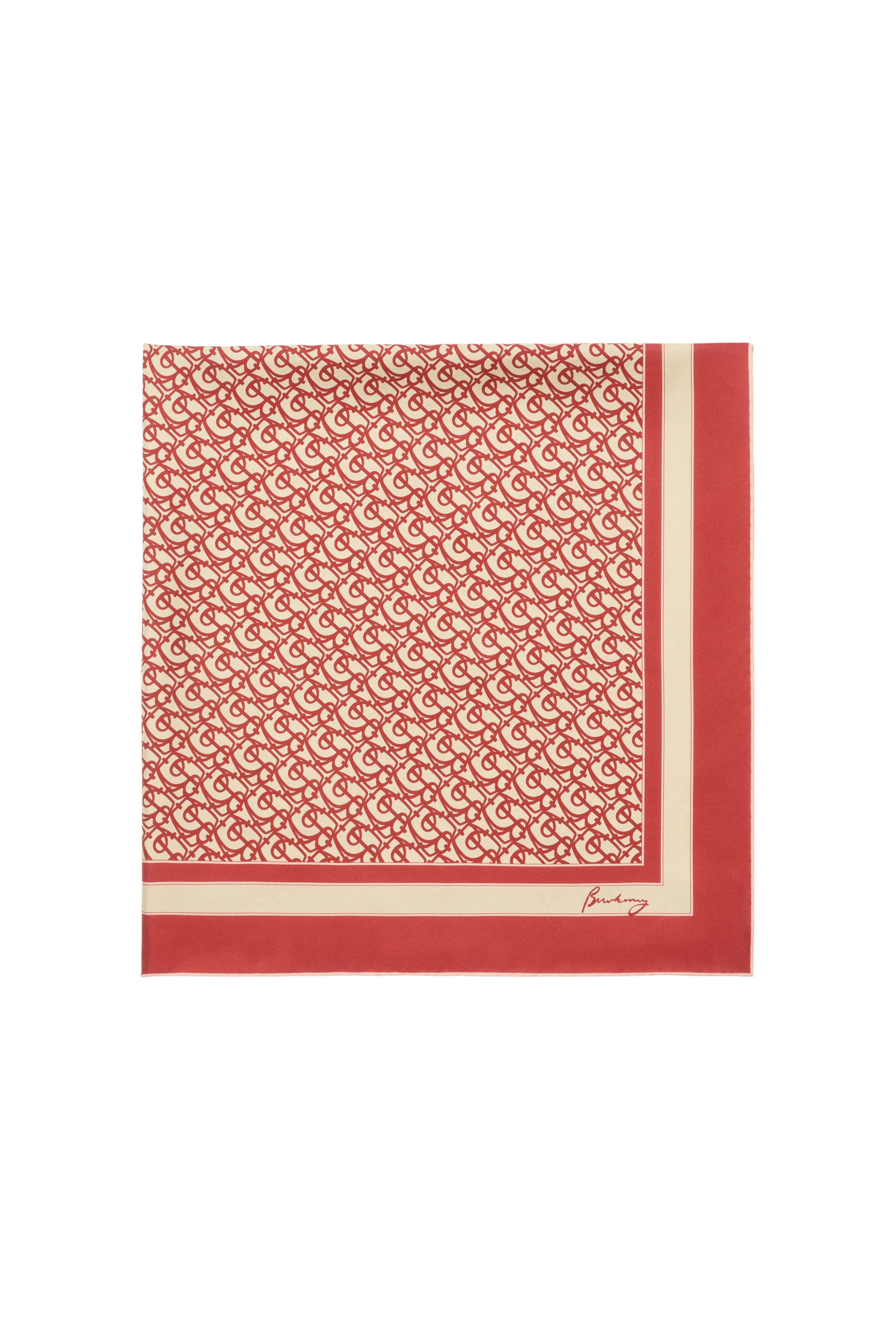 burberry B Charm Silk Scarf in Geranium at Nordstrom - 4