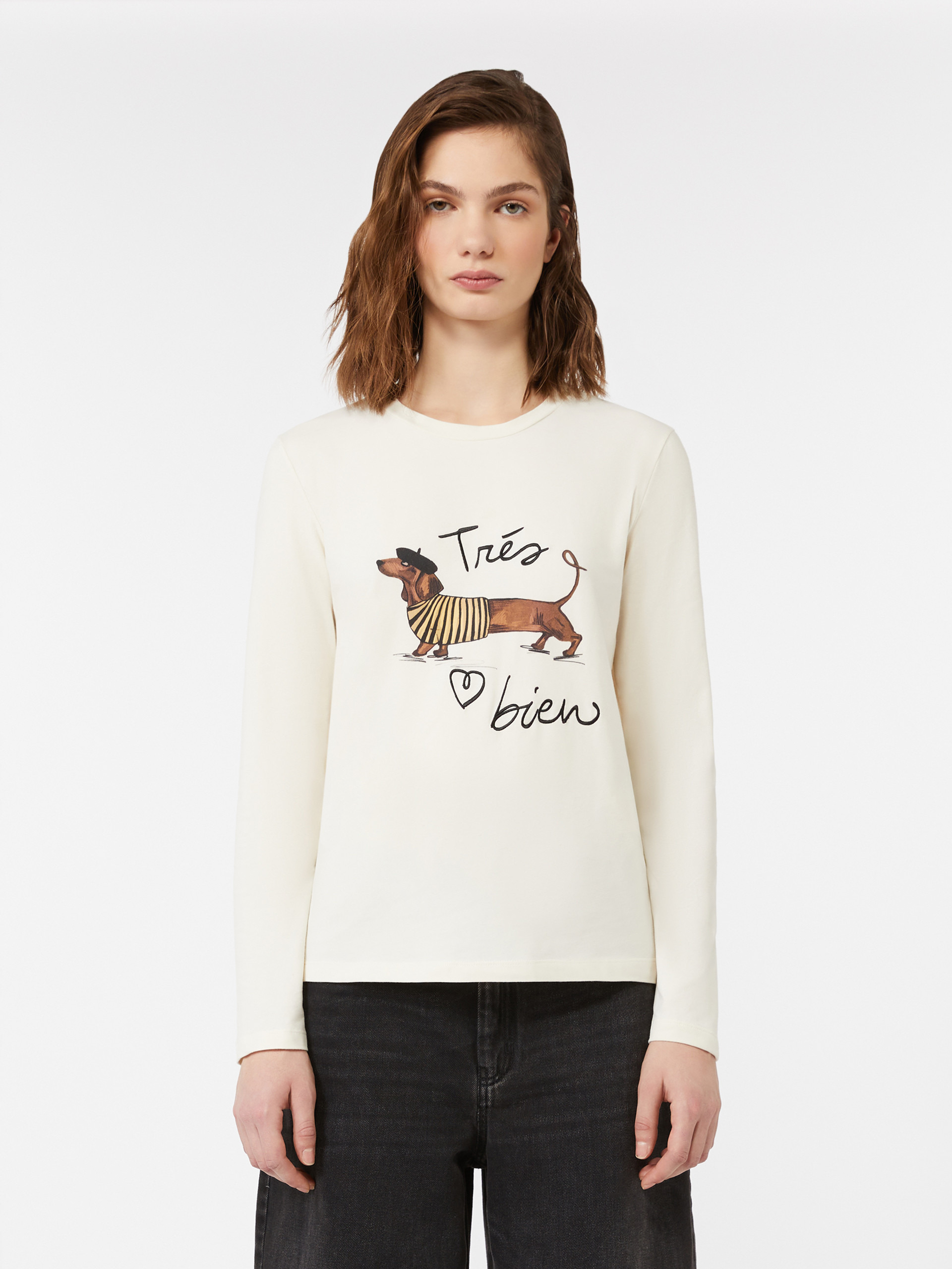 RENOIR Fitted stretch jersey T-shirt - 3
