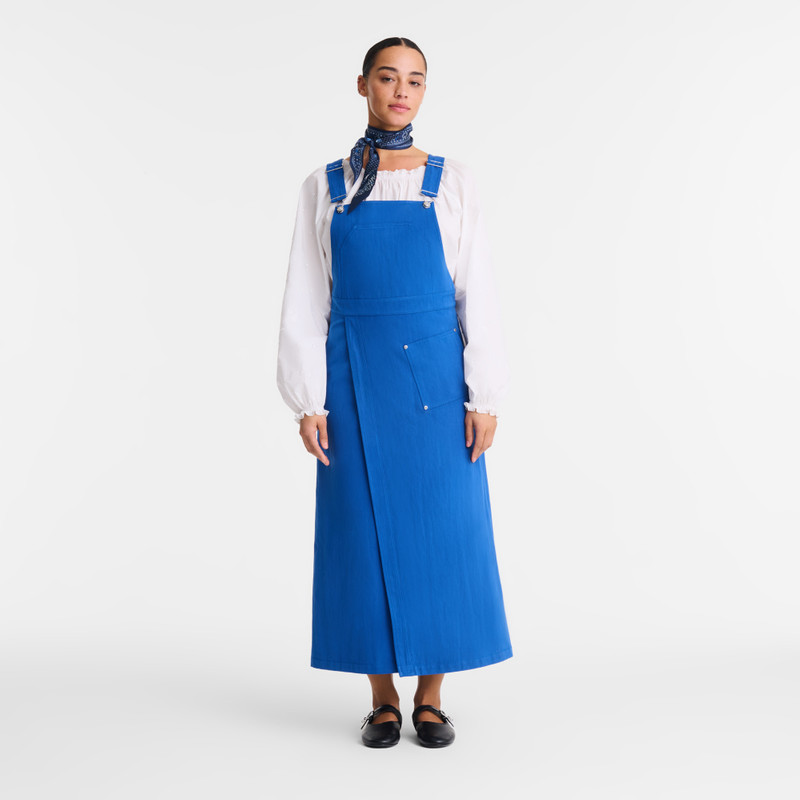Longchamp Long dress Atlantic - Cotton outlook