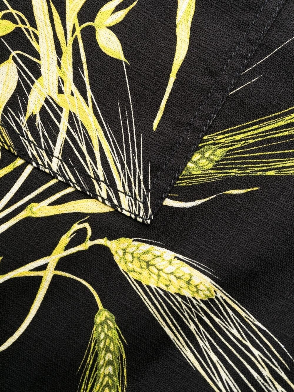 leaf-print trousers - 7
