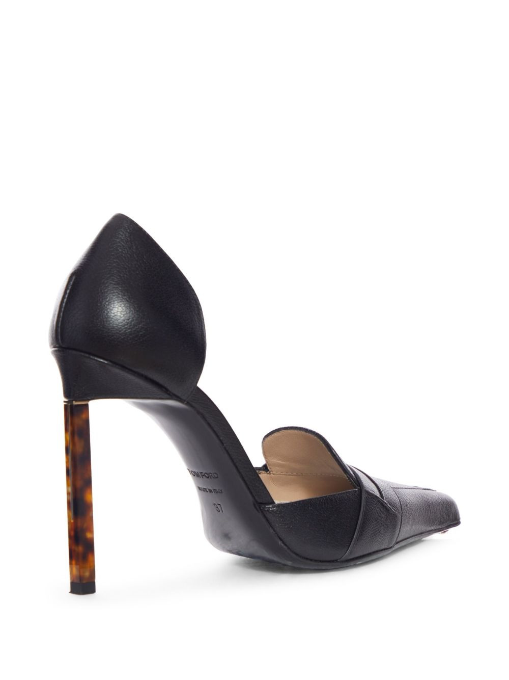 d'Orsay leather pumps - 3