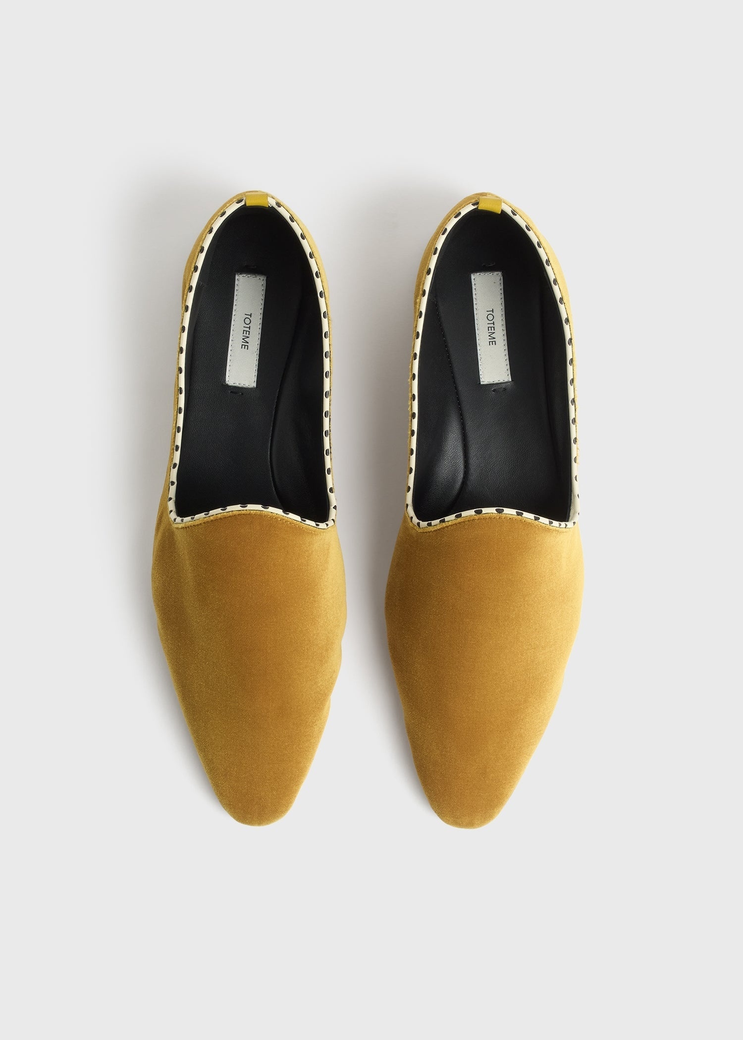 Velvet venetian slippers saffron - 4