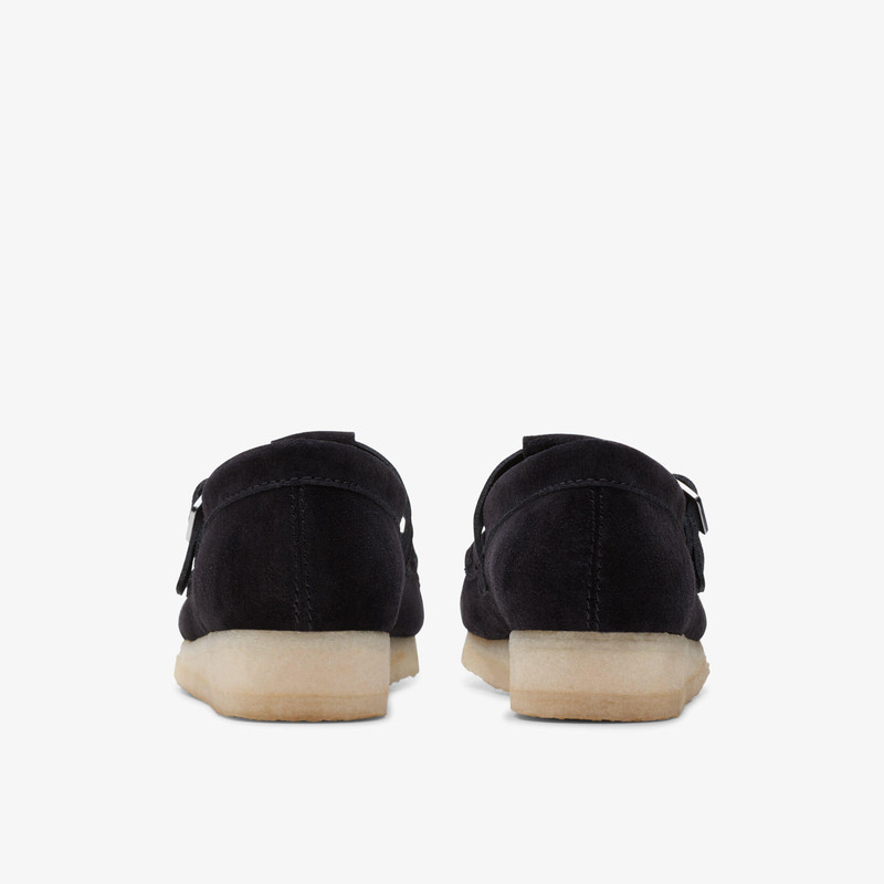 Wallabee T-Bar Black Suede 6