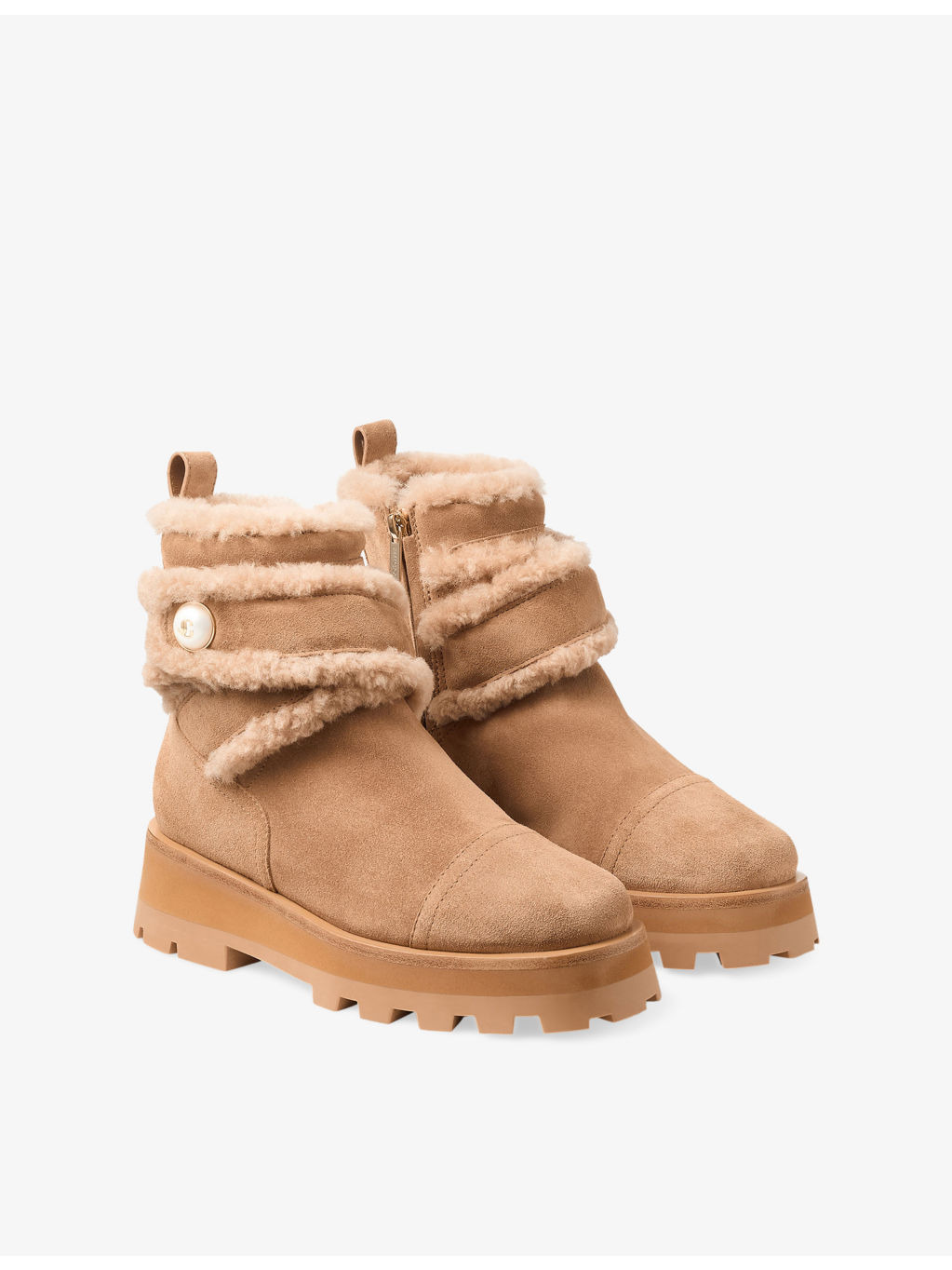 Meena Flat Suede Ankle Boots - 2
